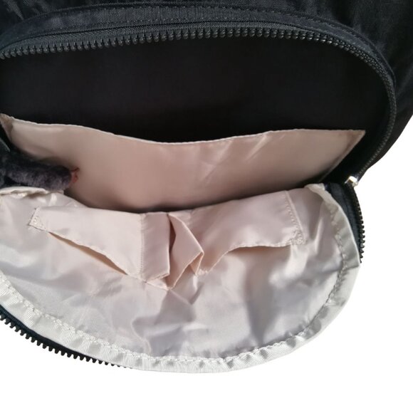 Vintage brand new Extra Large 47cm xl 17" Laptop Kipling Seoul Backpack black - Picture 9 of 12
